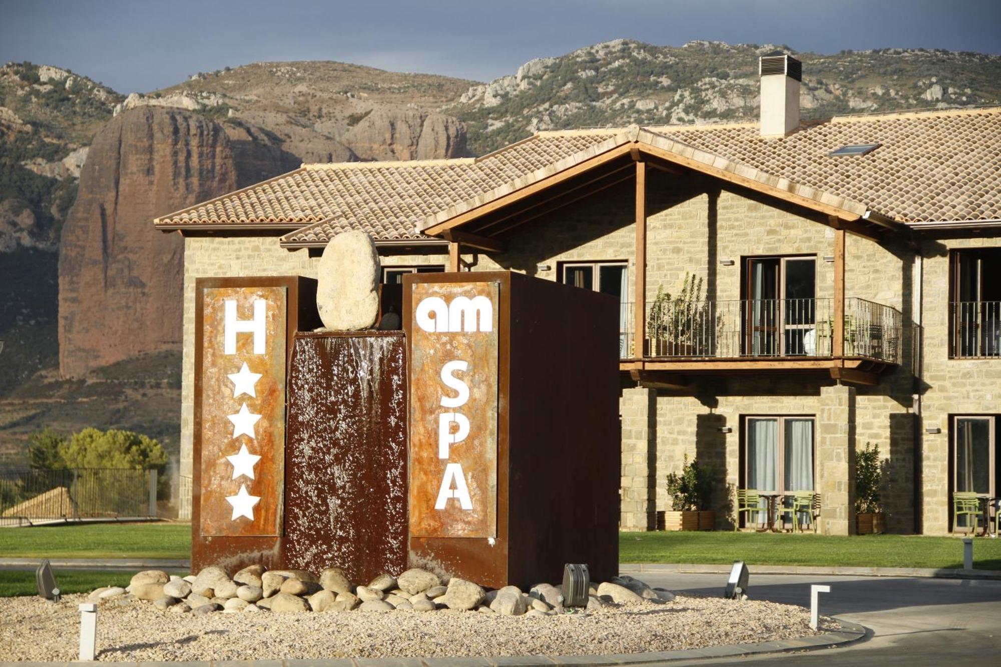 Hotel Spa Aguas De Los Mallos Murillo de Gállego Dış mekan fotoğraf